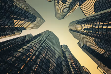 Canvastavla - Modern Skyscrapers