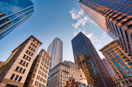 Canvastavla - Boston Skyscrapers