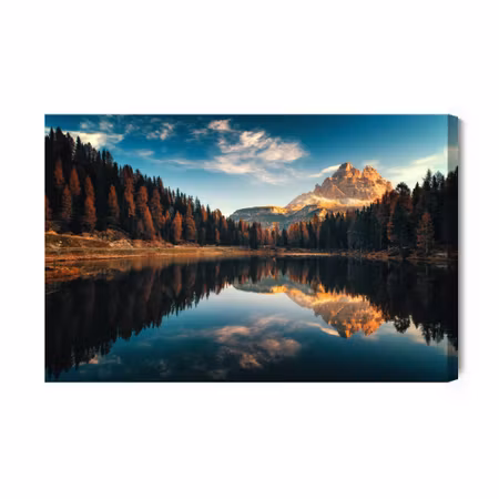 Canvastavla - Lake Antorno Italy