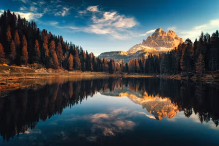 Canvastavla - Lake Antorno Italy