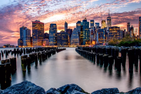 Canvastavla - New York City Panorama