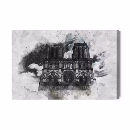 Canvastavla - Notre Dame Cathedral Paris
