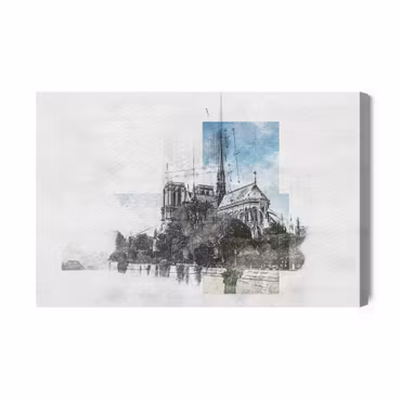Canvastavla - Notre Dame Cathedral Paris