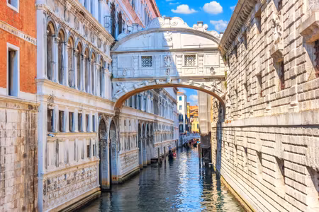 Canvastavla - Bridge in Venice