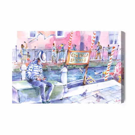 Canvastavla - Painted Venice