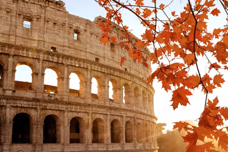 Canvastavla - Rome in the Fall