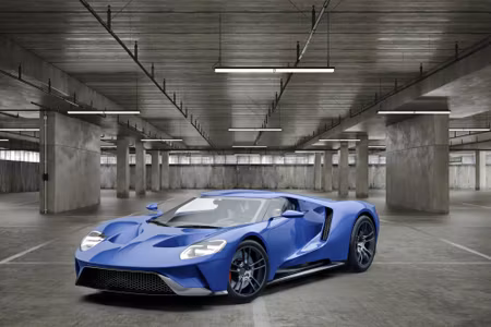 Canvastavla - Sports Car in the Garage