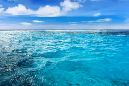 Canvastavla - Caribbean Sea and Sky