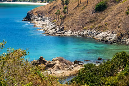 Canvastavla - Azure Sea and Coast