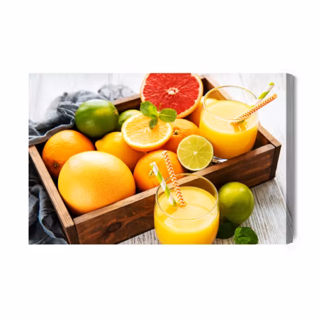 Canvastavla - Citrus Juice