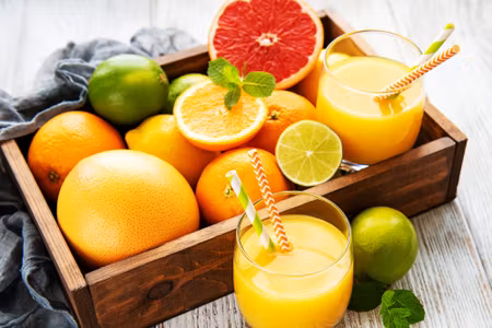 Canvastavla - Citrus Juice