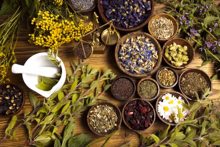 Canvastavla - Spices and Herbs Table