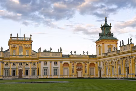 Canvastavla - Beautiful Palace in Warsaw