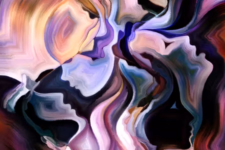 Canvastavla - Abstraction and Faces