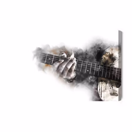 Canvastavla - Abstract Guitar
