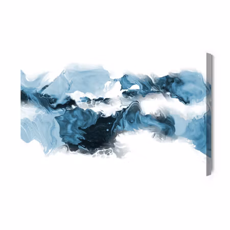 Canvastavla - Blue Abstract Wave