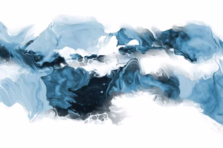 Canvastavla - Blue Abstract Wave