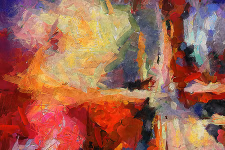 Canvastavla - Colorful Contemporary Abstraction