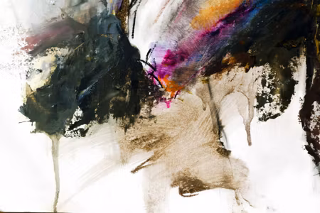 Canvastavla - Abstraction with Blots