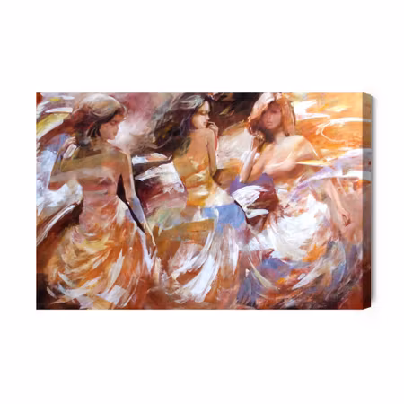 Canvastavla - Three Young Women