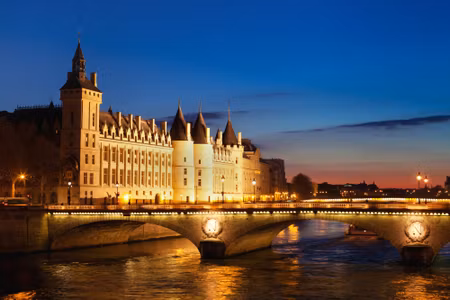 Canvastavla - Paris At Evening Time