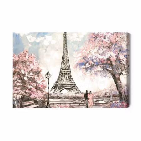 Canvastavla - Romantic Picture of Paris