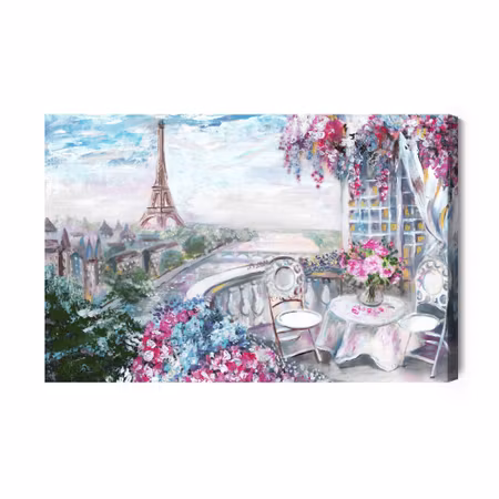 Canvastavla - View of the Eiffel Tower