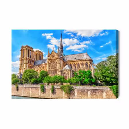 Canvastavla - Notre Dame Cathedral in Paris