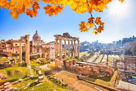 Canvastavla - Roman Forum in Rome