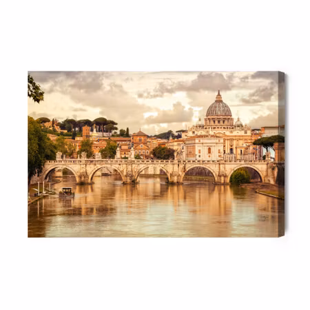 Canvastavla - Panorama of the Vatican