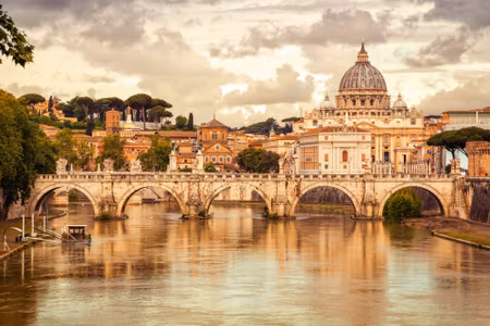Canvastavla - Panorama of the Vatican