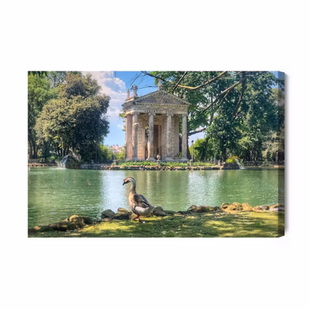 Canvastavla - Temple of Aesculapius on the Tiber