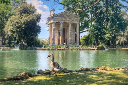 Canvastavla - Temple of Aesculapius on the Tiber