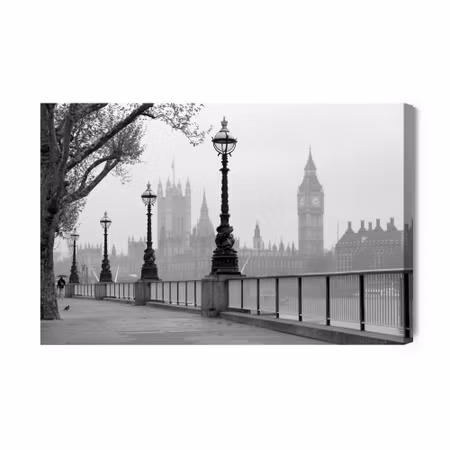 Canvastavla - View of Big Ben and the Palace of