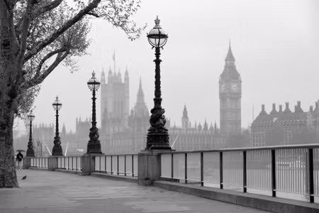 Canvastavla - View of Big Ben and the Palace of
