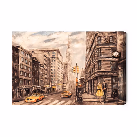 Canvastavla - New York Street Like Painted