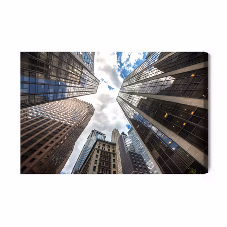 Canvastavla - Bottom View of New York City Amp S