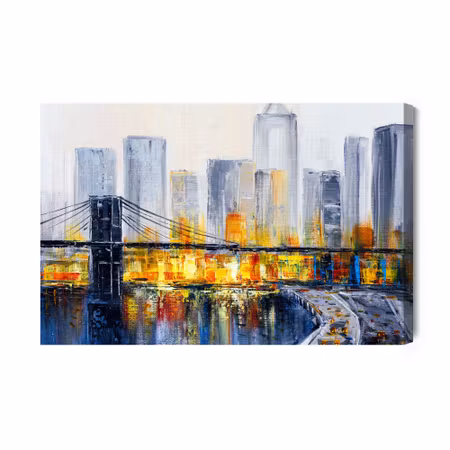 Canvastavla - The New York Panorama in an