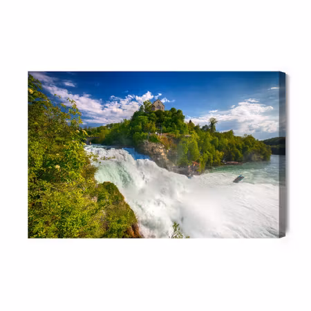 Canvastavla - Rheinfall Waterfall in Switzerland