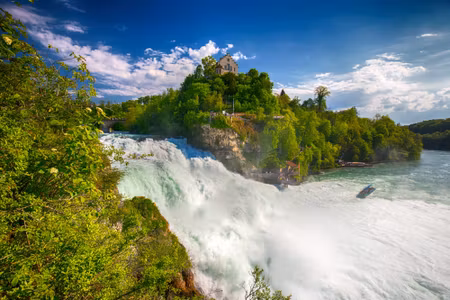 Canvastavla - Rheinfall Waterfall in Switzerland