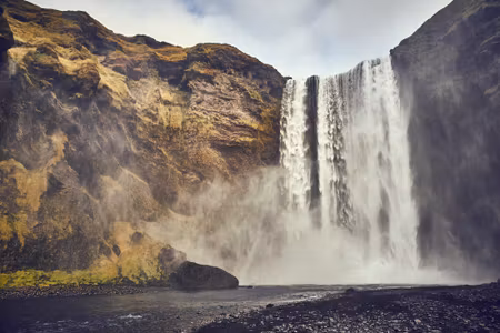 Canvastavla - Skogafoss Waterfall in Iceland