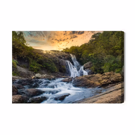 Canvastavla - Baker Amp S Waterfalls in Sri Lanka