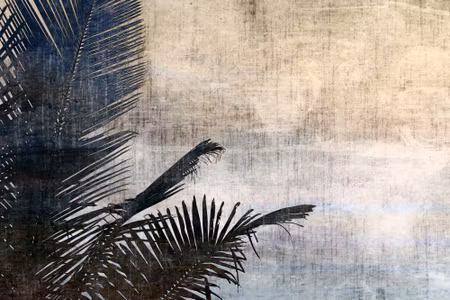 Canvastavla - Vintage Palm Leaves