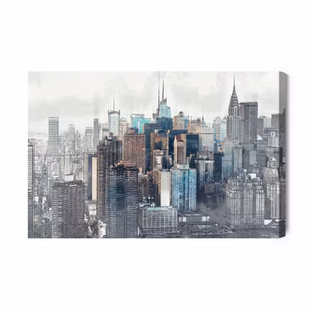 Canvastavla - City Panorama of New York