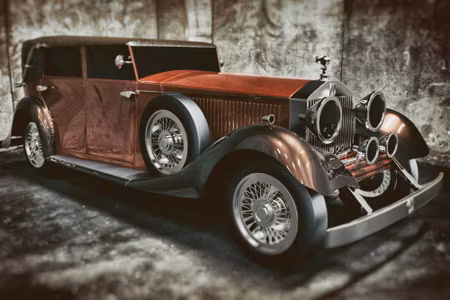 Canvastavla - Old Vehicle