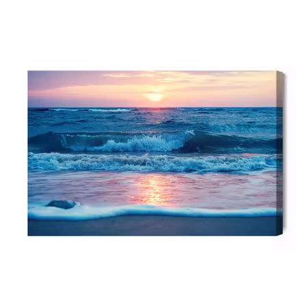 Canvastavla - Sunrise At the Sea