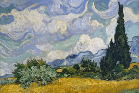 Canvastavla - Vincent Van Gogh Amp Quot Wheat