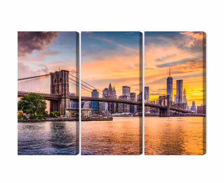 Canvastavla - Multipart New York City Panoramic