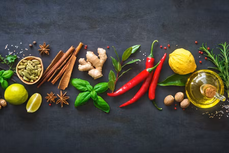 Canvastavla - Multipart Fresh Aromatic Spices