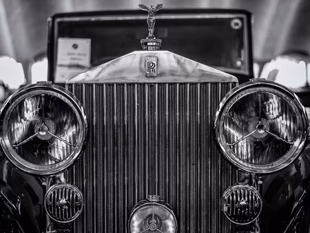 Canvastavla - Multipart Rolls Royce Up Close